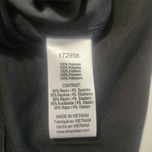 NWT Anthropologie Dolan Contessa Top West Coast Black Chic Sleek Corpcore Office - Picture 4 of 10